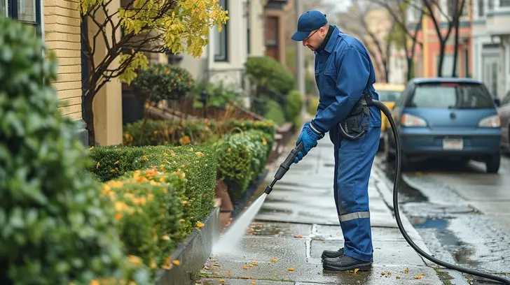 sidewalk cleaning services