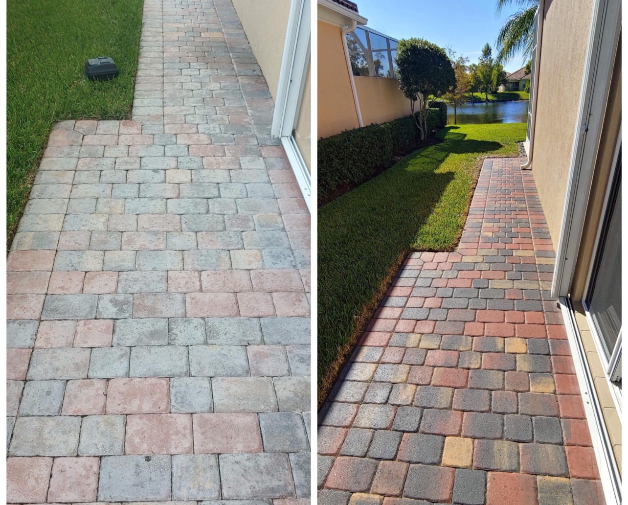 paver walkway sanding and sealing service in cocoa beach fl and throughout brevard county fl