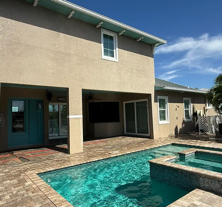 Pool Stone & Travertine Sealing in Cocoa Beach FL
